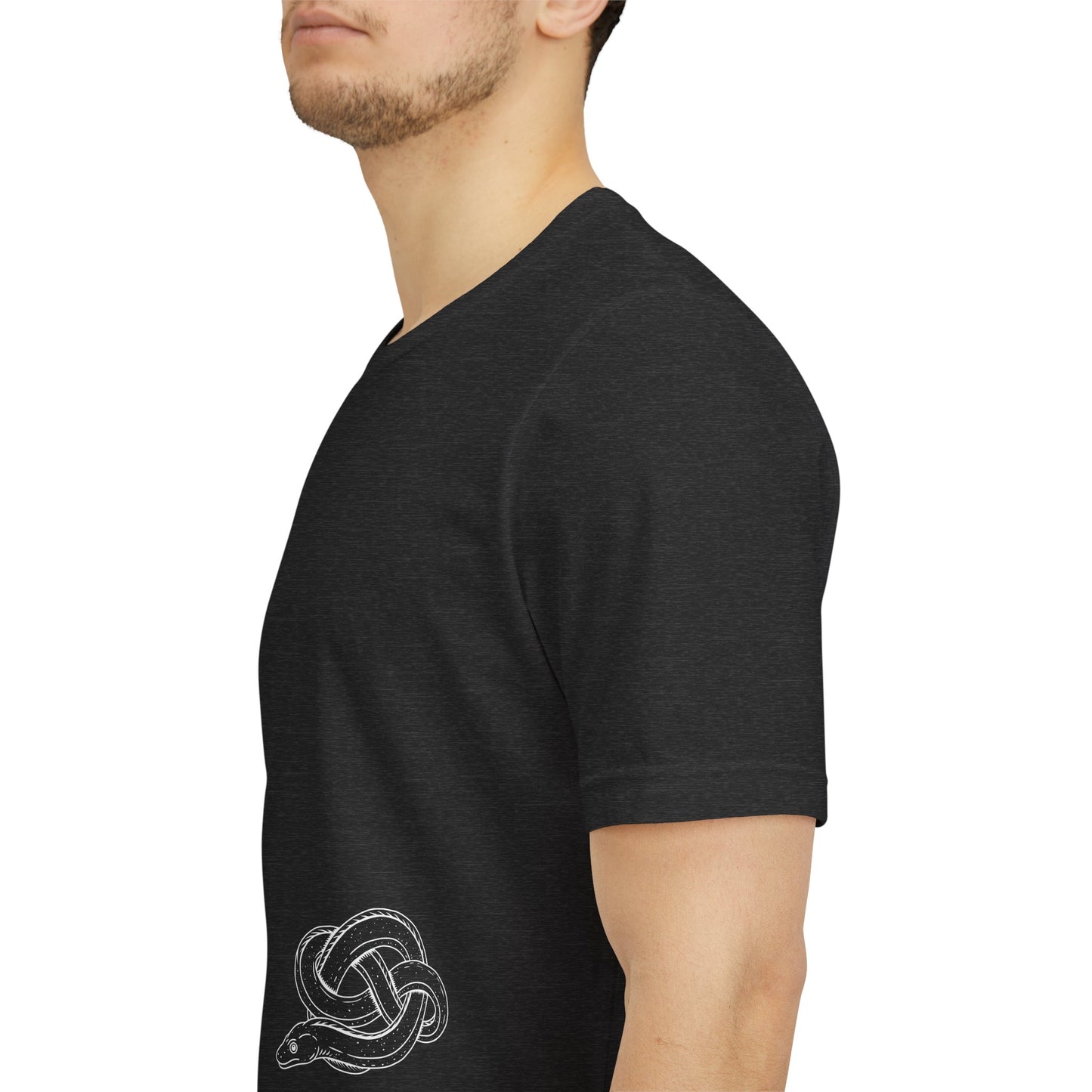 thought loop - eel in a knot graphic tee