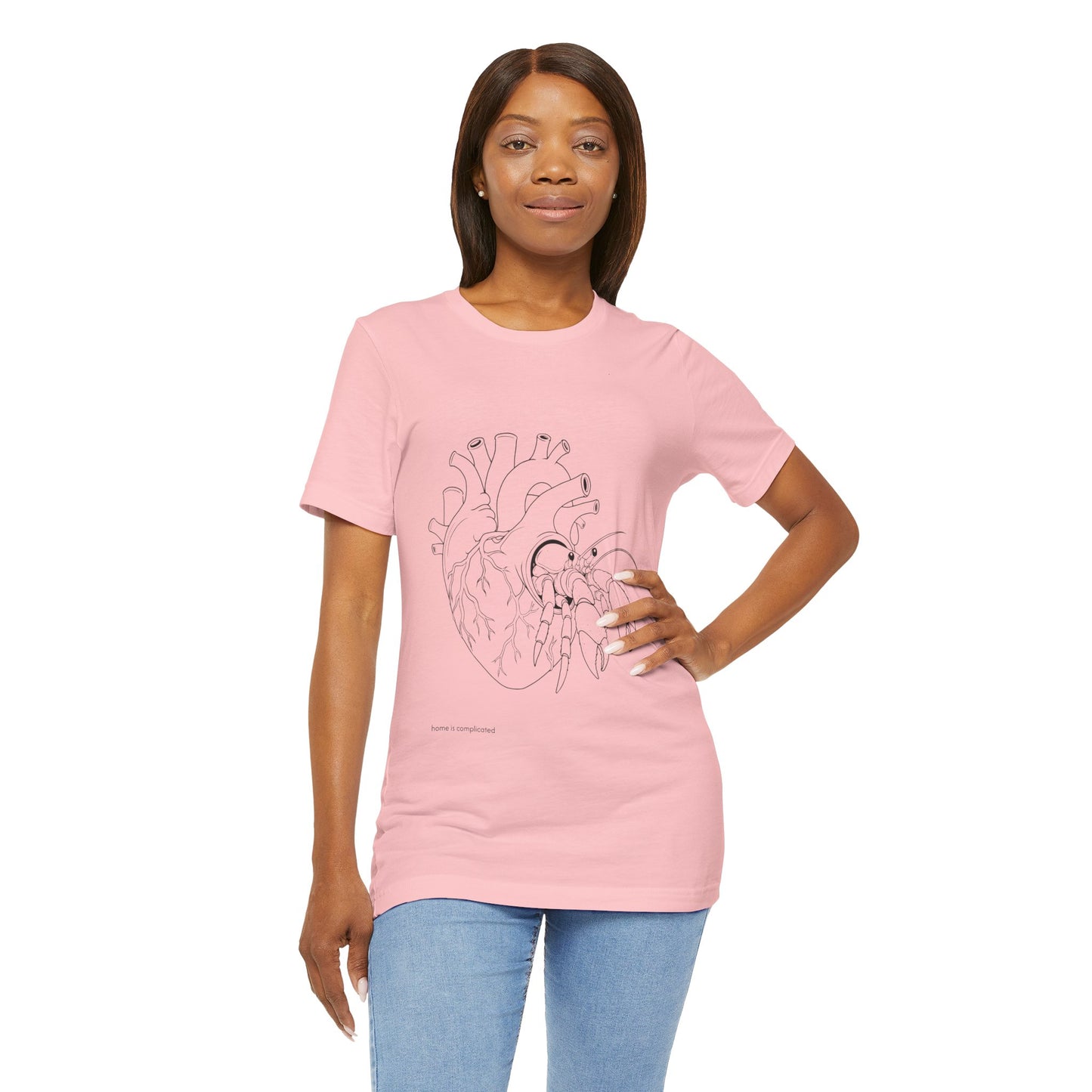 home is complicated - unisex graphic t-shirt
