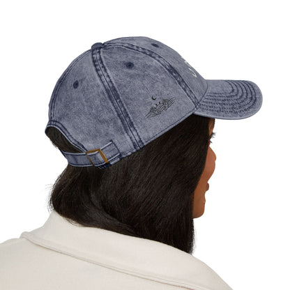 vintage embroidered Undertow logo cap - unisex denim dad hat