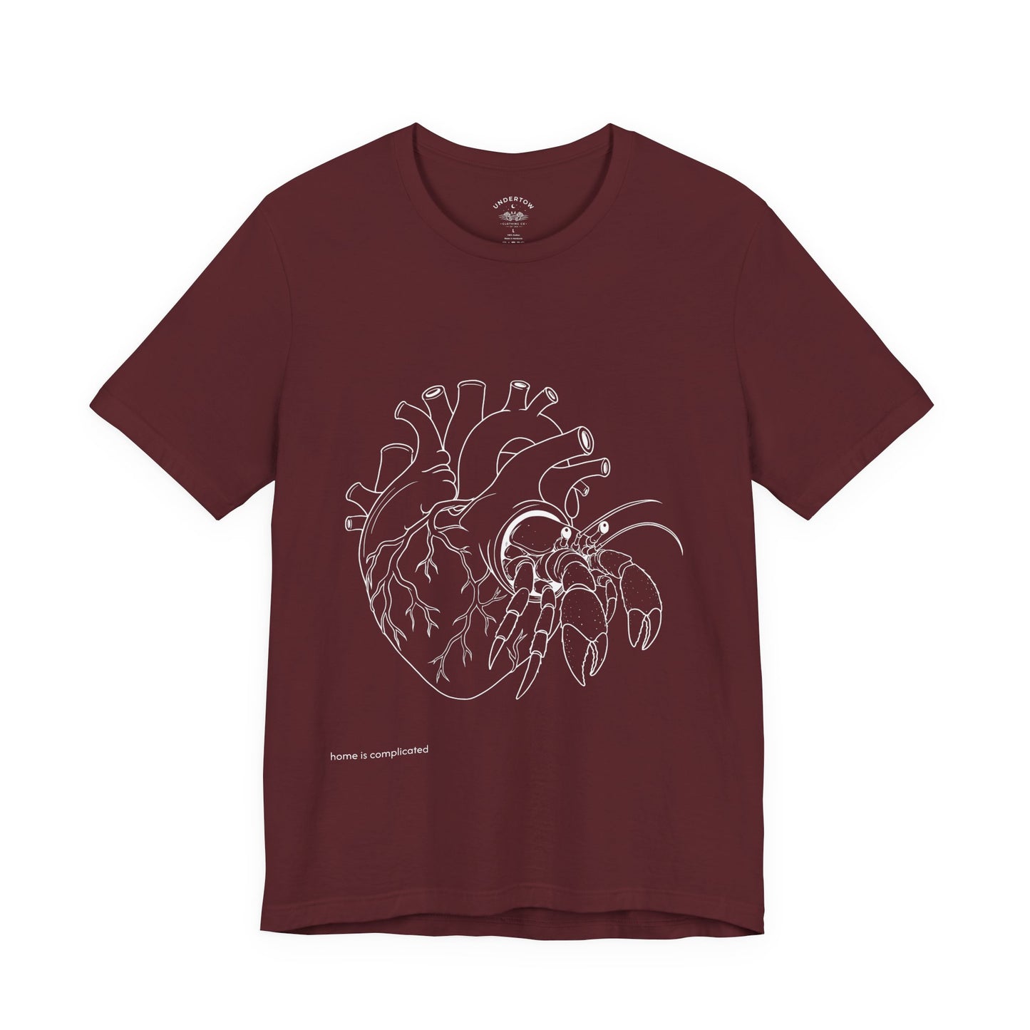 home is complicated - unisex graphic t-shirt
