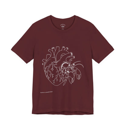home is complicated - unisex graphic t-shirt