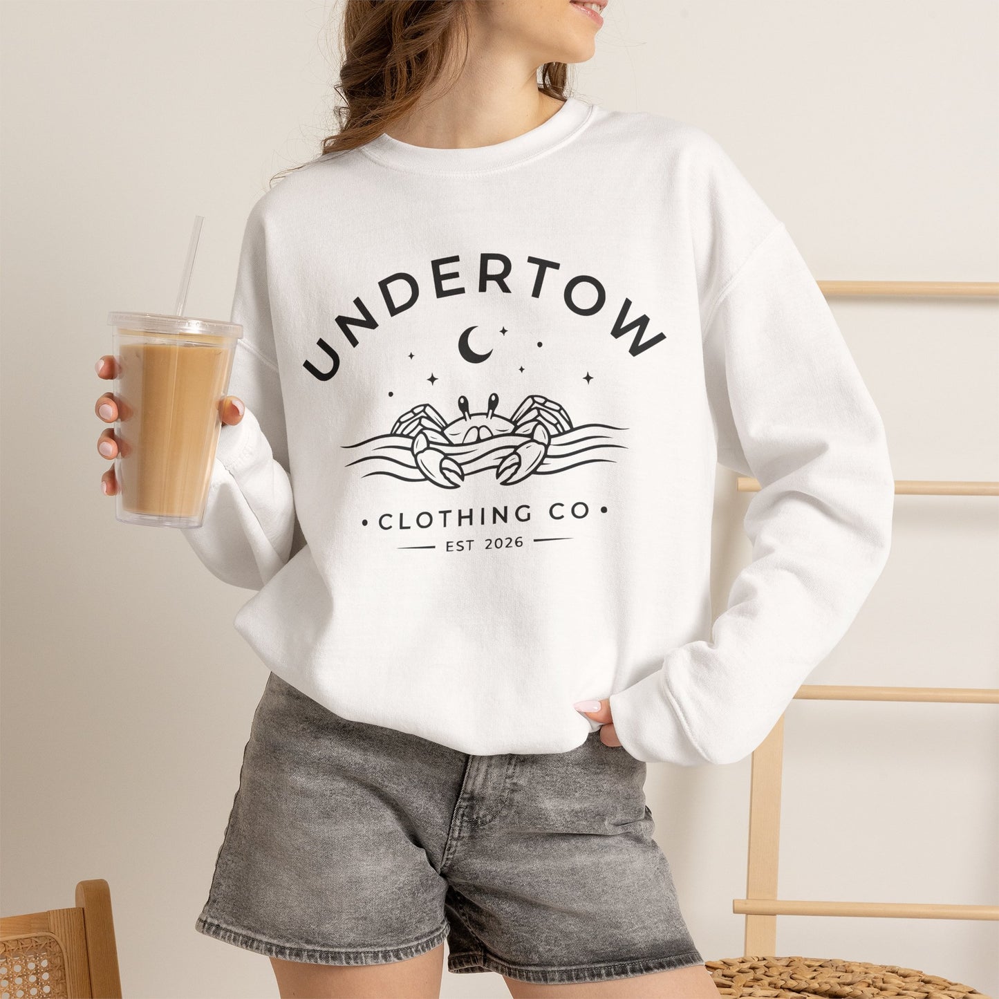 Undertow Clothing Co. unisex crewneck sweater