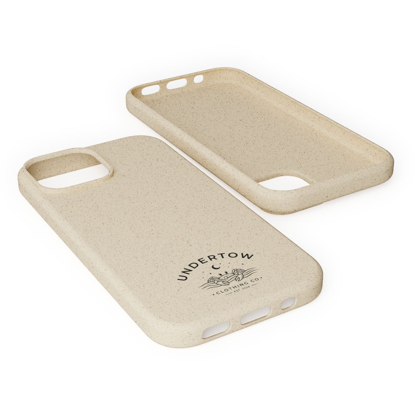 Undertow Logo Eco Biodegradable Phone Case – Compostable Protective Cover
