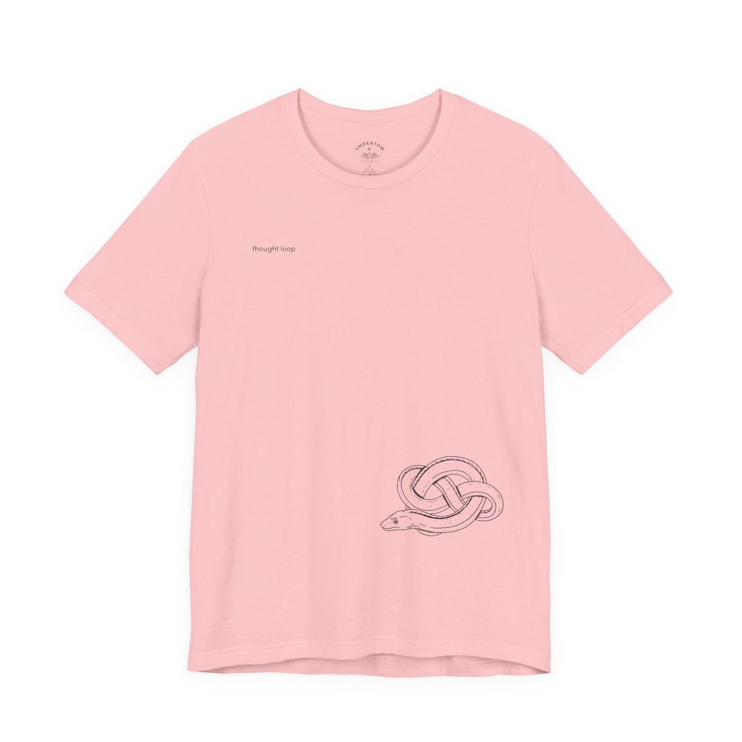 thought loop - eel in a knot graphic tee