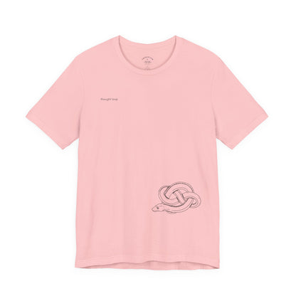 thought loop - eel in a knot graphic tee