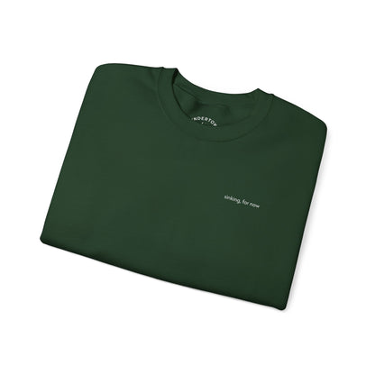 sinking, for now - Crewneck Sweater
