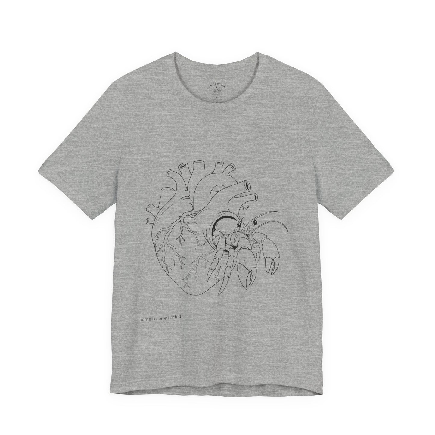 home is complicated - unisex graphic t-shirt