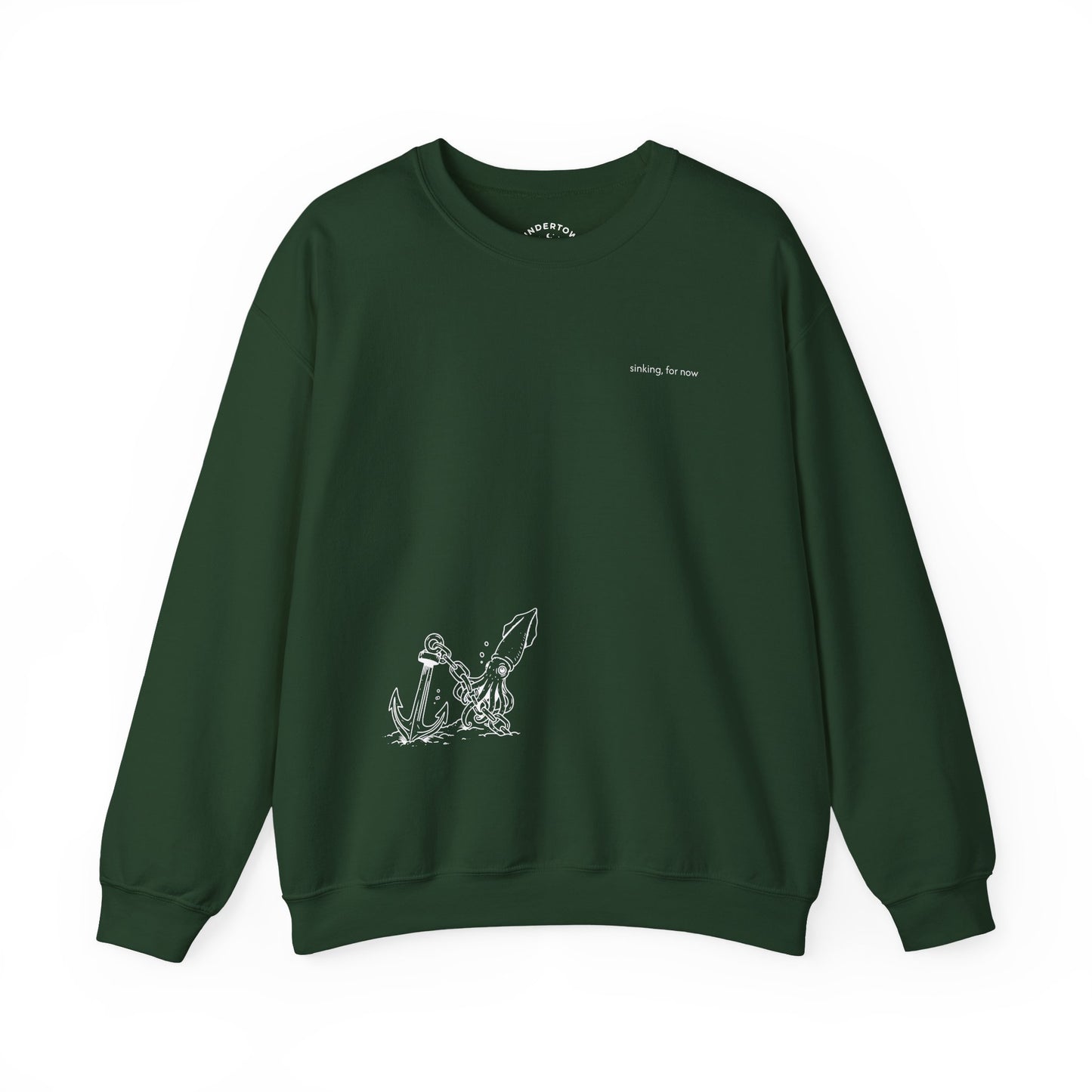 sinking, for now - Crewneck Sweater
