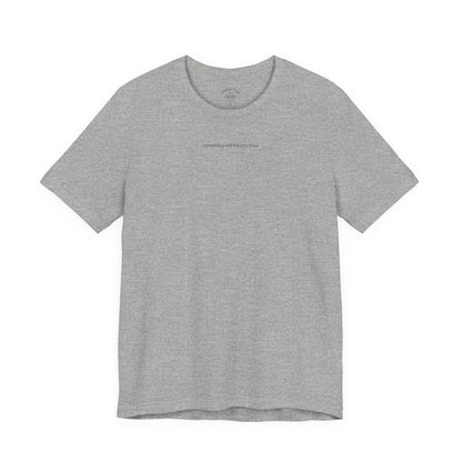 something still blooms here - whale skeleton and coral graphic t-shirt