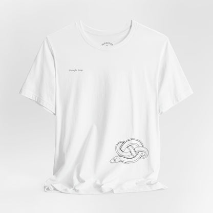 thought loop - eel in a knot graphic tee