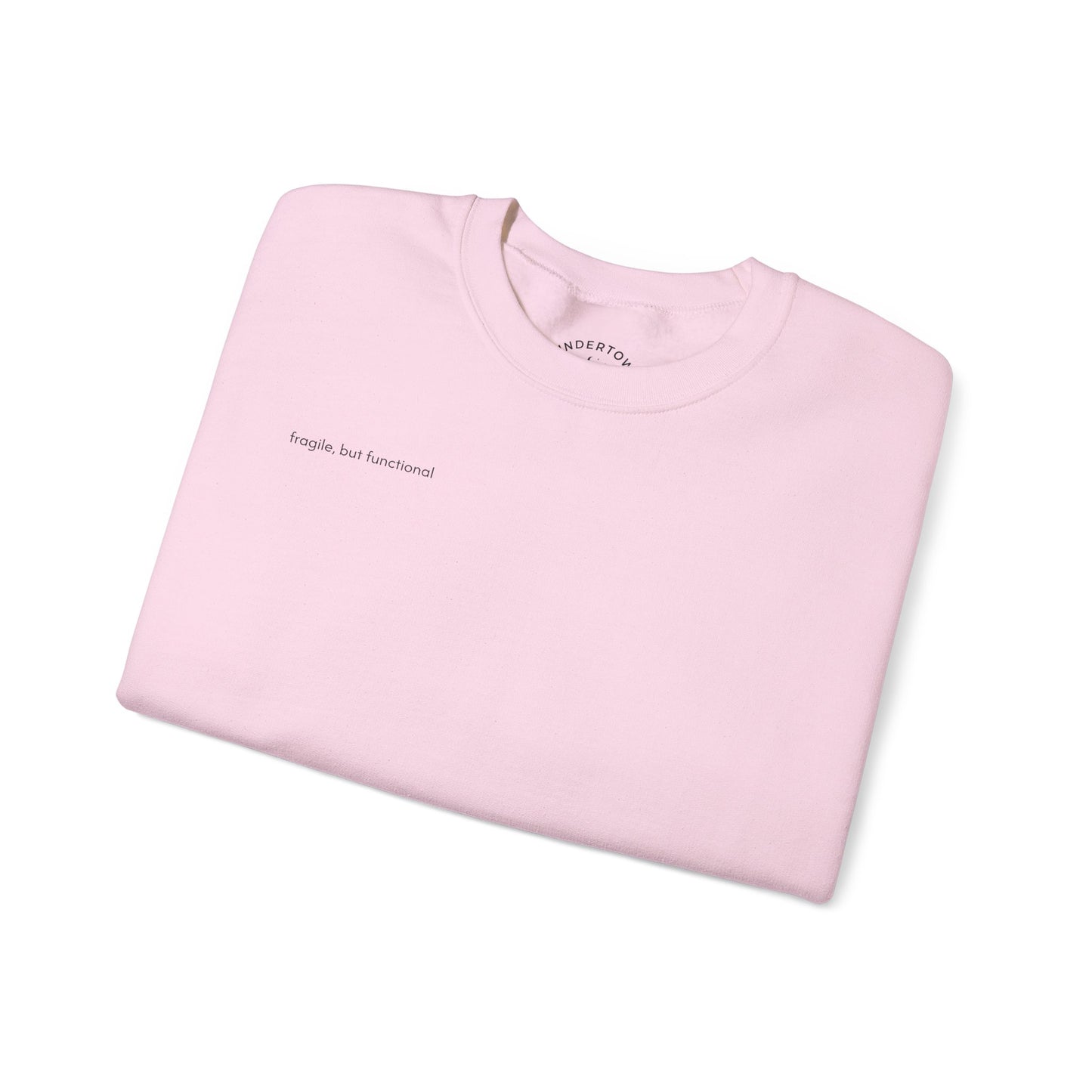 fragile, but functional - crewneck sweater with hermit crab