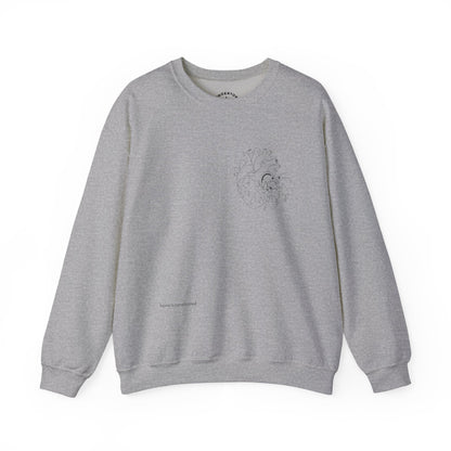 home is complicated - unisex crewneck sweater