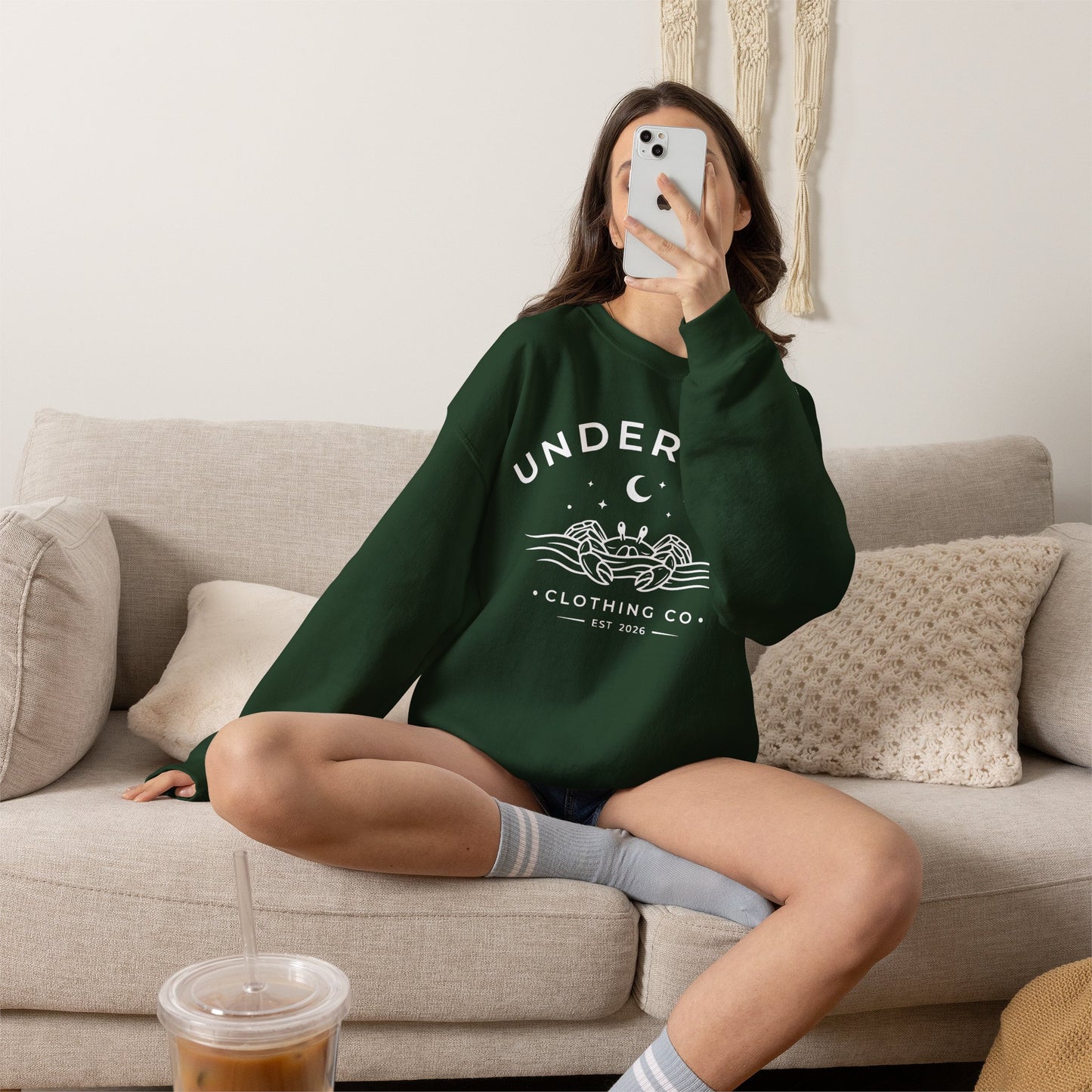 Undertow Clothing Co. unisex crewneck sweater