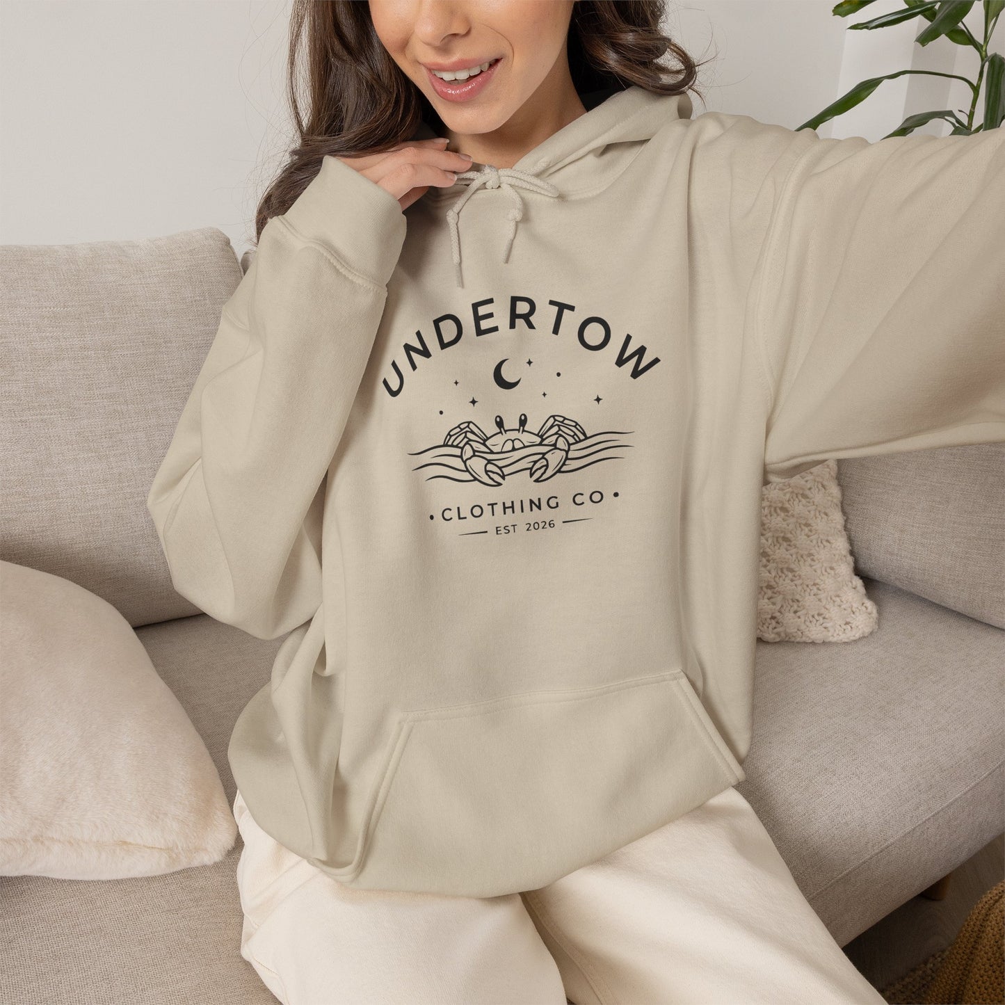 Undertow Clothing Co. unisex logo hoodie