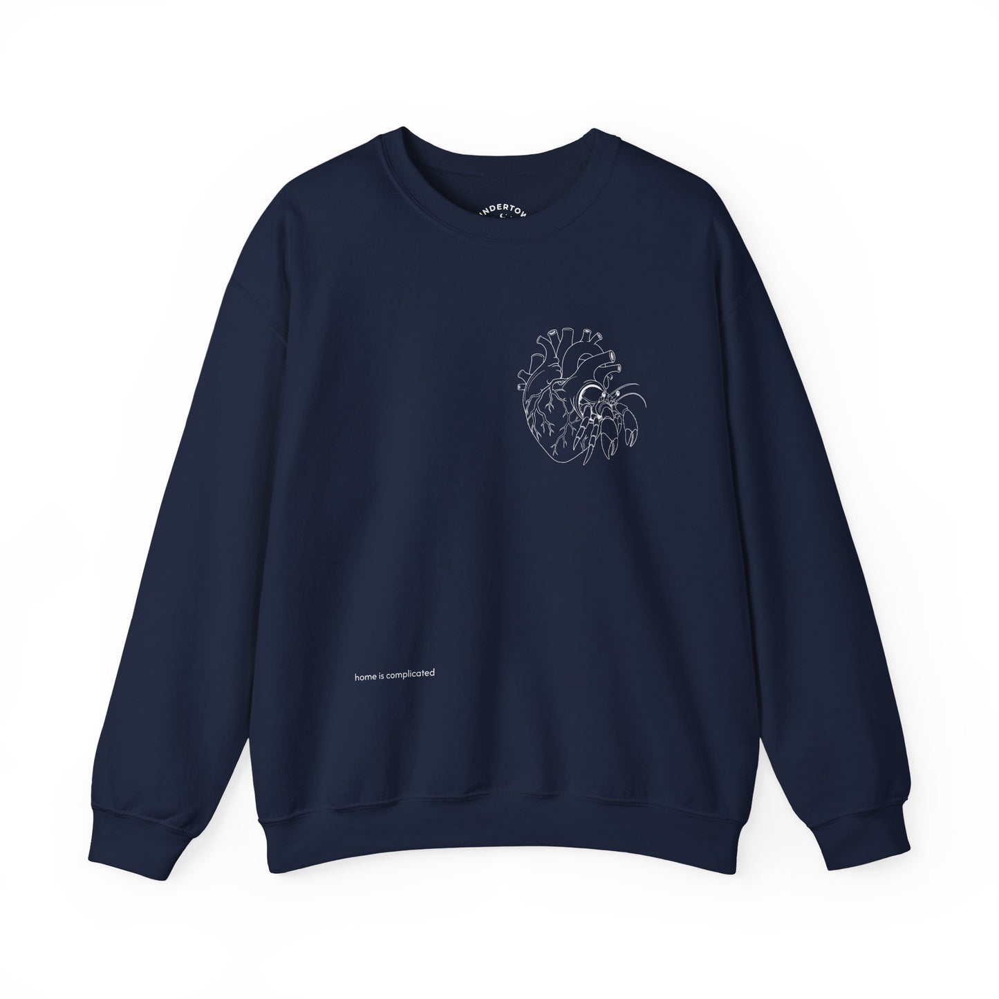 home is complicated - unisex crewneck sweater