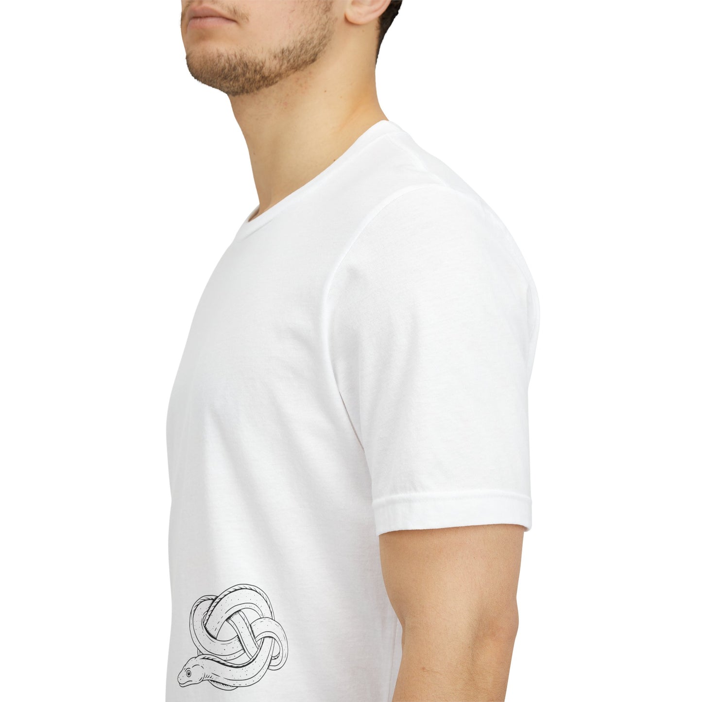 thought loop - eel in a knot graphic tee