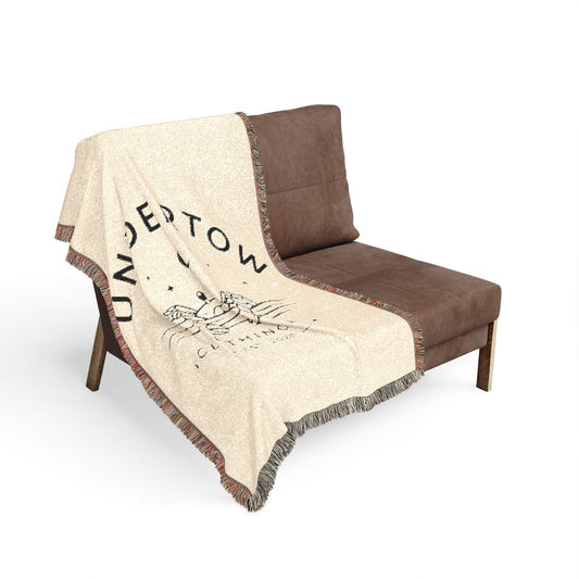 Undertown woven blanket - vintage logo throw