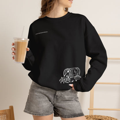 prescribed persistence - unisex mid-weight crewneck sweater