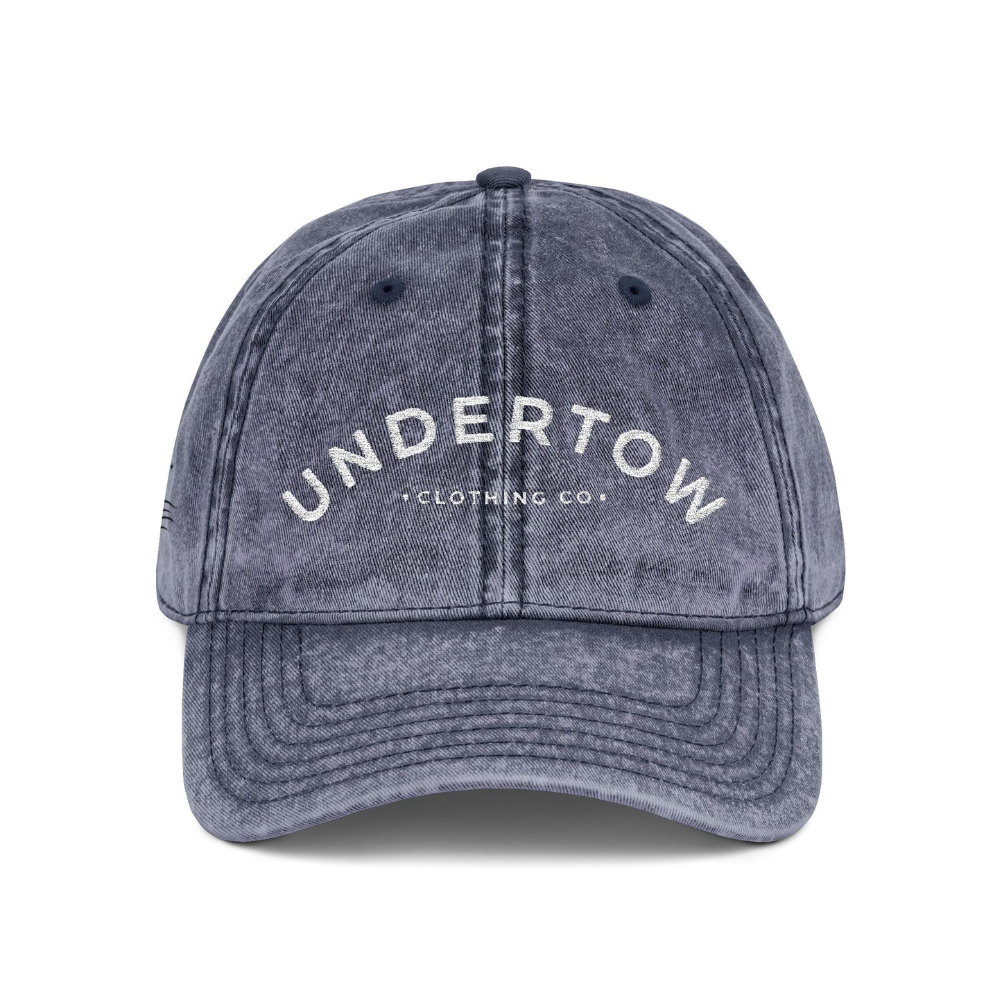 vintage embroidered Undertow logo cap - unisex denim dad hat