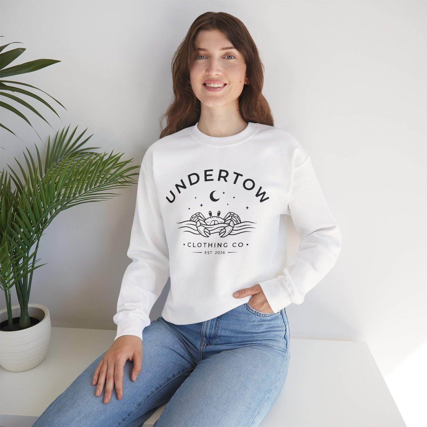 Undertow Clothing Co. unisex crewneck sweater