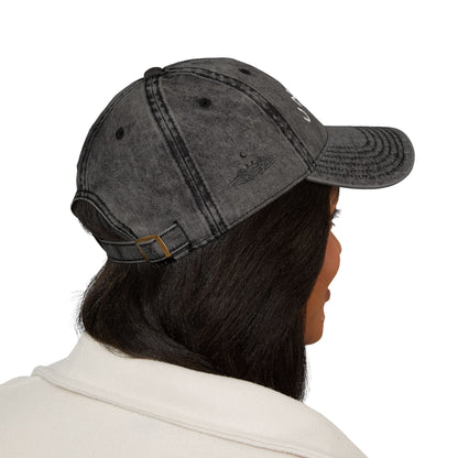 vintage embroidered Undertow logo cap - unisex denim dad hat