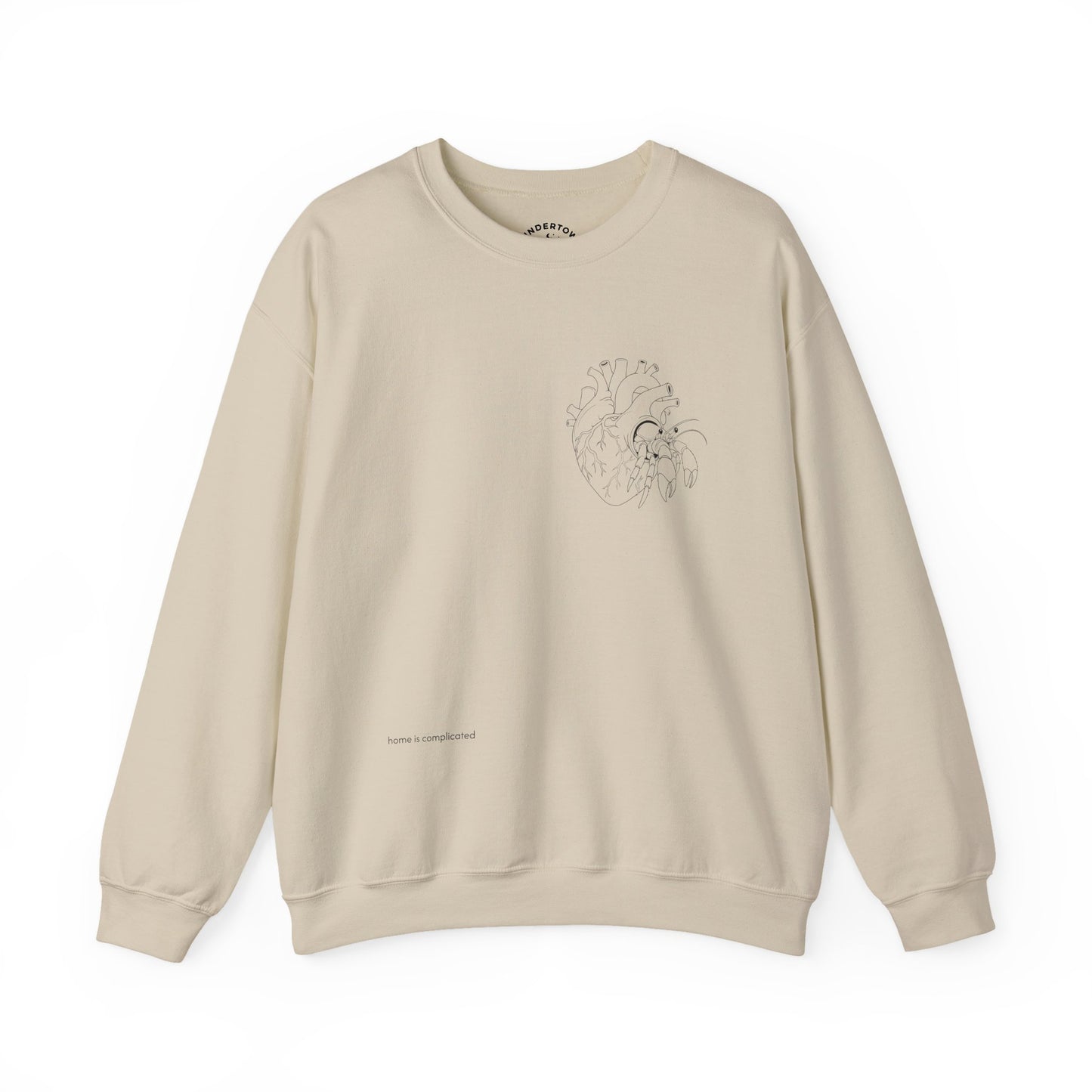 home is complicated - unisex crewneck sweater