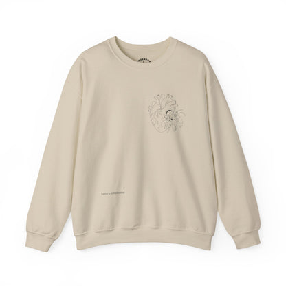 home is complicated - unisex crewneck sweater