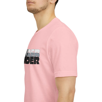 'UNDER' embroidered slogan tee - unisex vintage-style soft tshirt