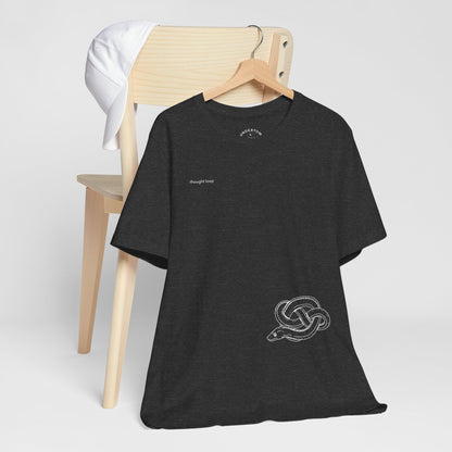 thought loop - eel in a knot graphic tee