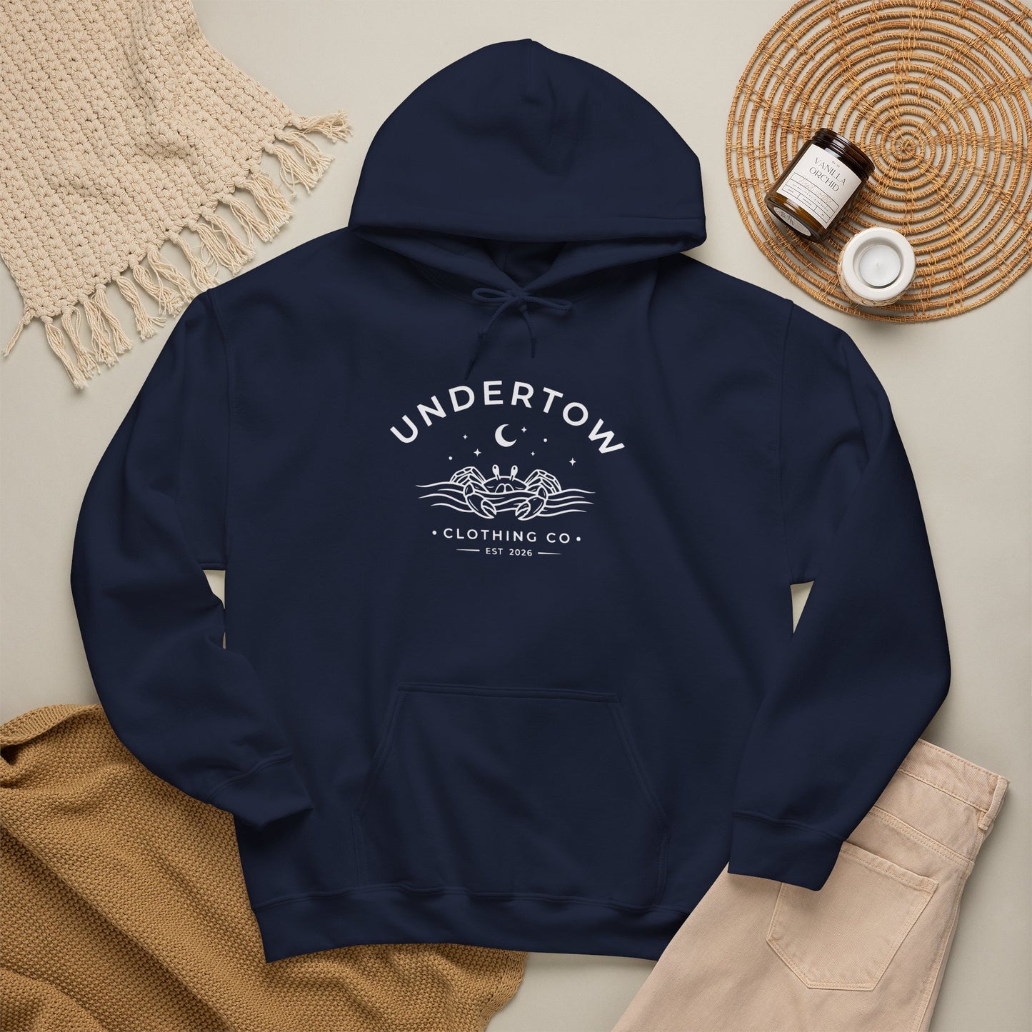 Undertow Clothing Co. unisex logo hoodie