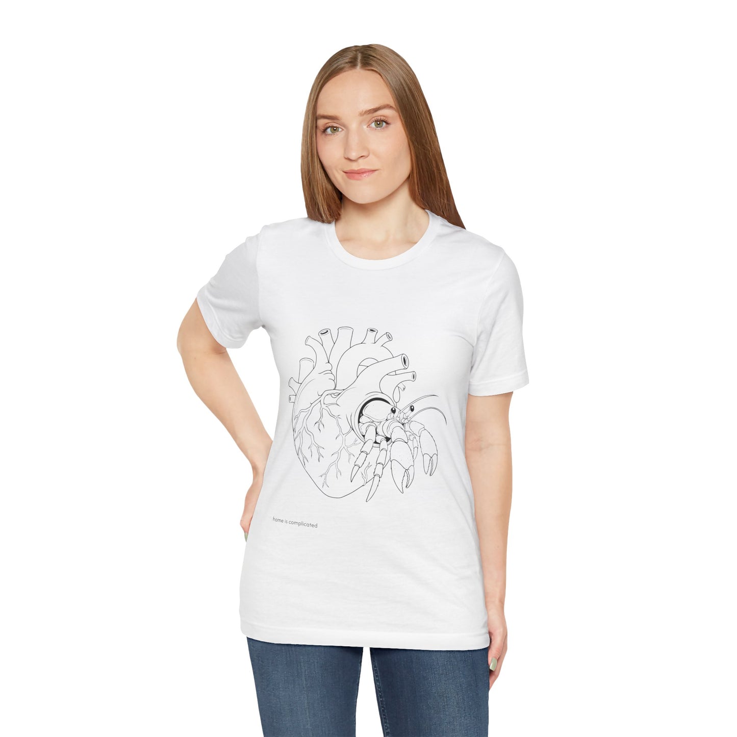 home is complicated - unisex graphic t-shirt