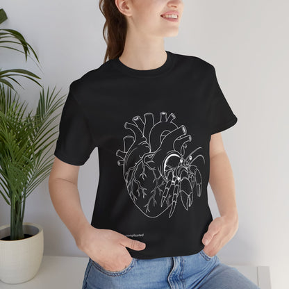 home is complicated - unisex graphic t-shirt