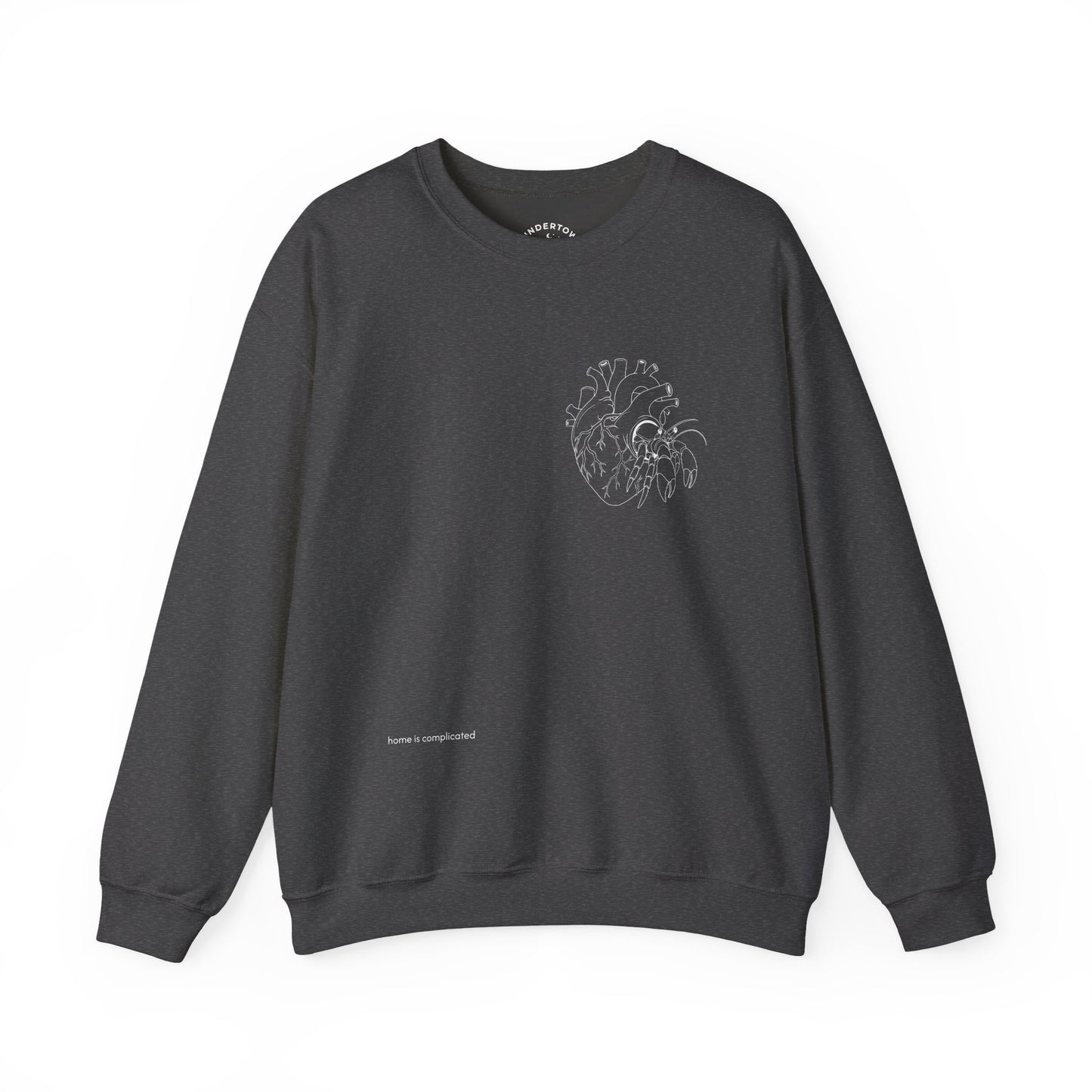 home is complicated - unisex crewneck sweater