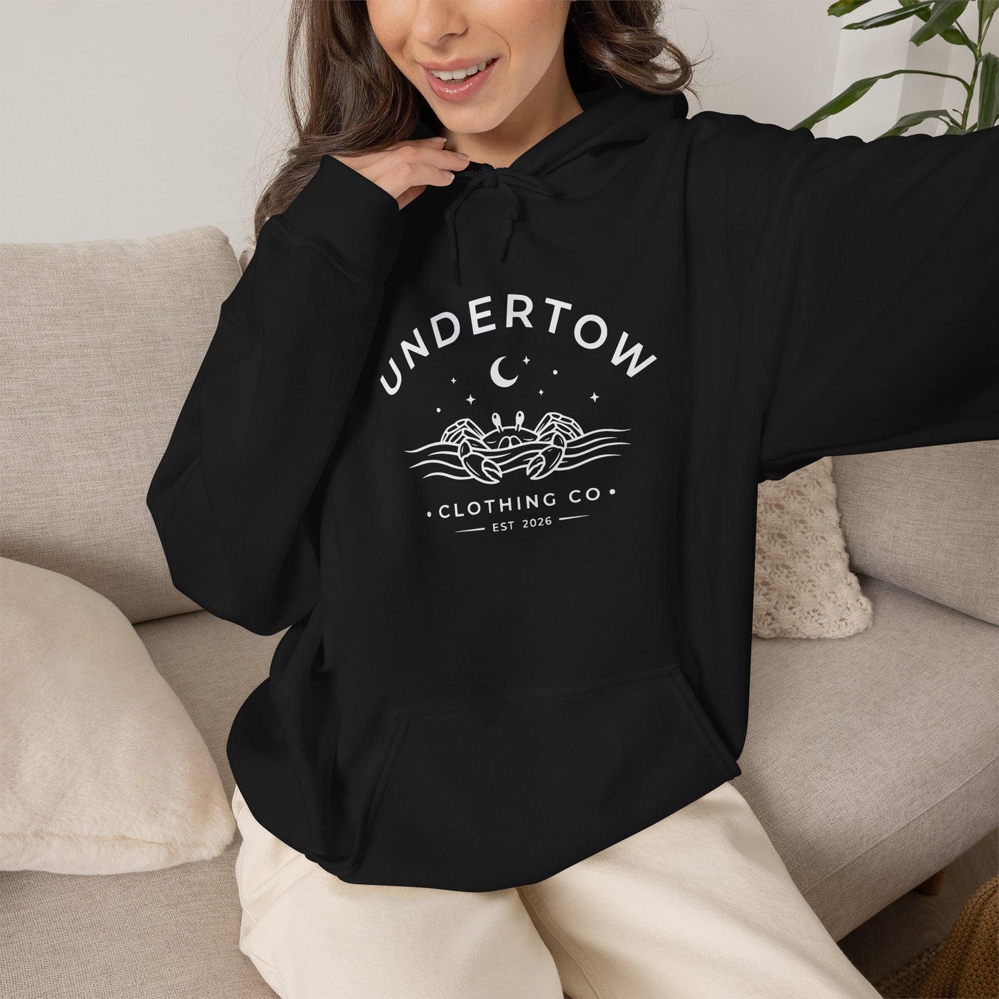 Undertow Clothing Co. unisex logo hoodie
