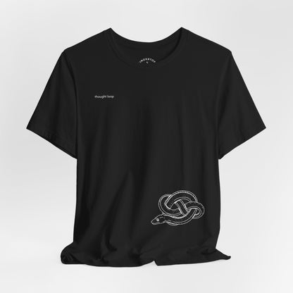 thought loop - eel in a knot graphic tee