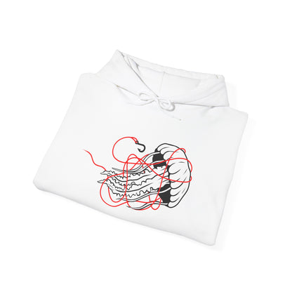 soft things snag easily - jellyfish and fishing line graphic hoodie