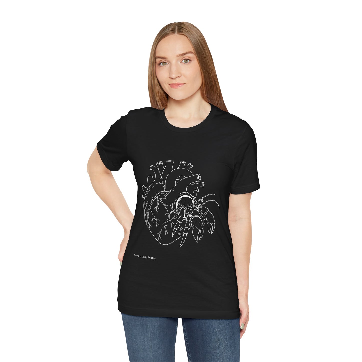 home is complicated - unisex graphic t-shirt