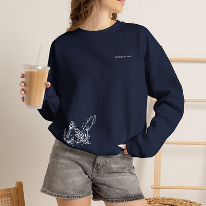 sinking, for now - Crewneck Sweater