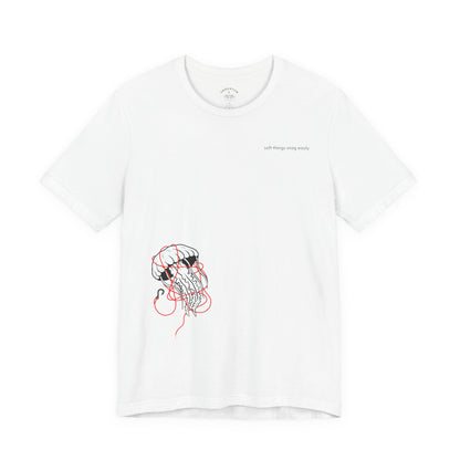 soft things snag easily - unisex cotton t-shirt