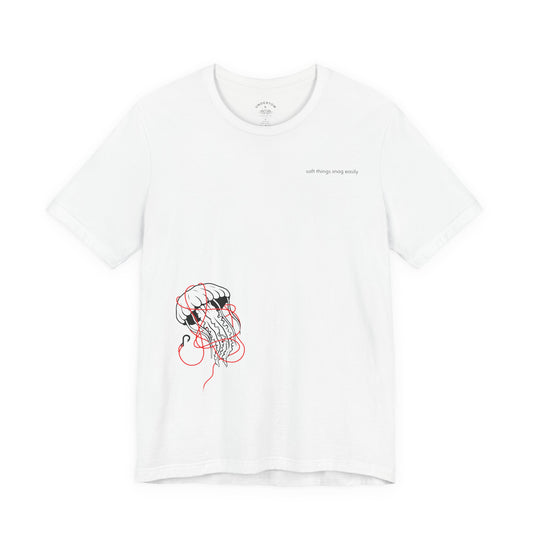 soft things snag easily - unisex cotton t-shirt