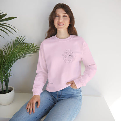 home is complicated - unisex crewneck sweater