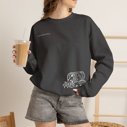 prescribed persistence - unisex mid-weight crewneck sweater