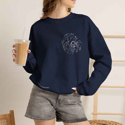 home is complicated - unisex crewneck sweater