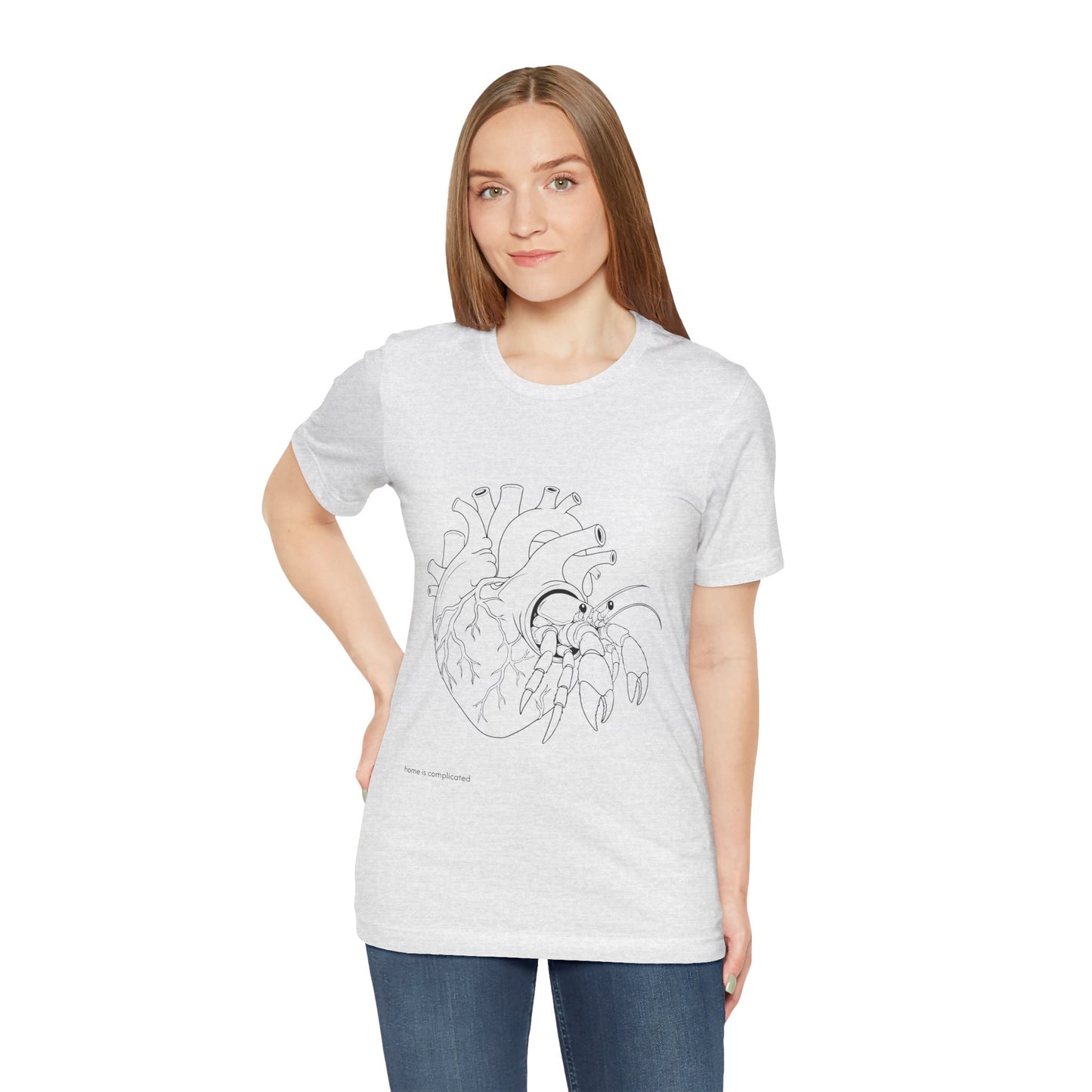 home is complicated - unisex graphic t-shirt