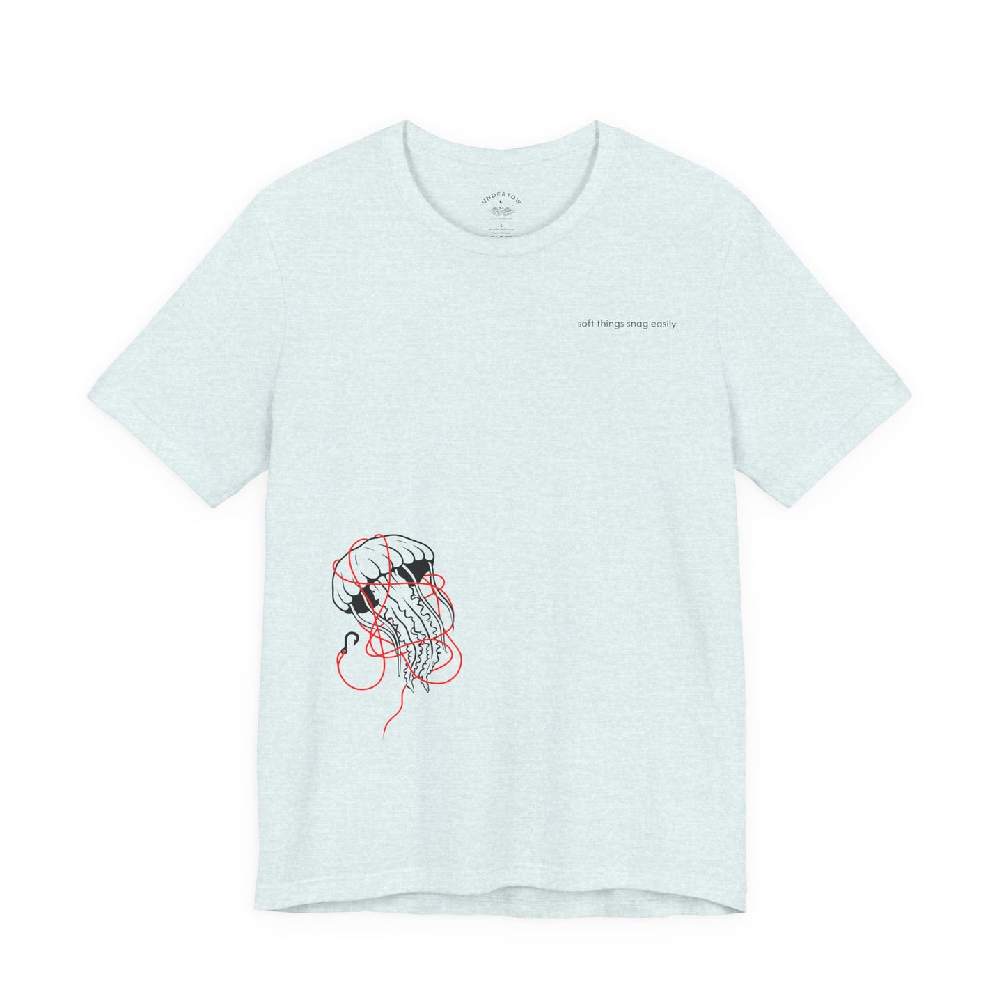 soft things snag easily - unisex cotton t-shirt