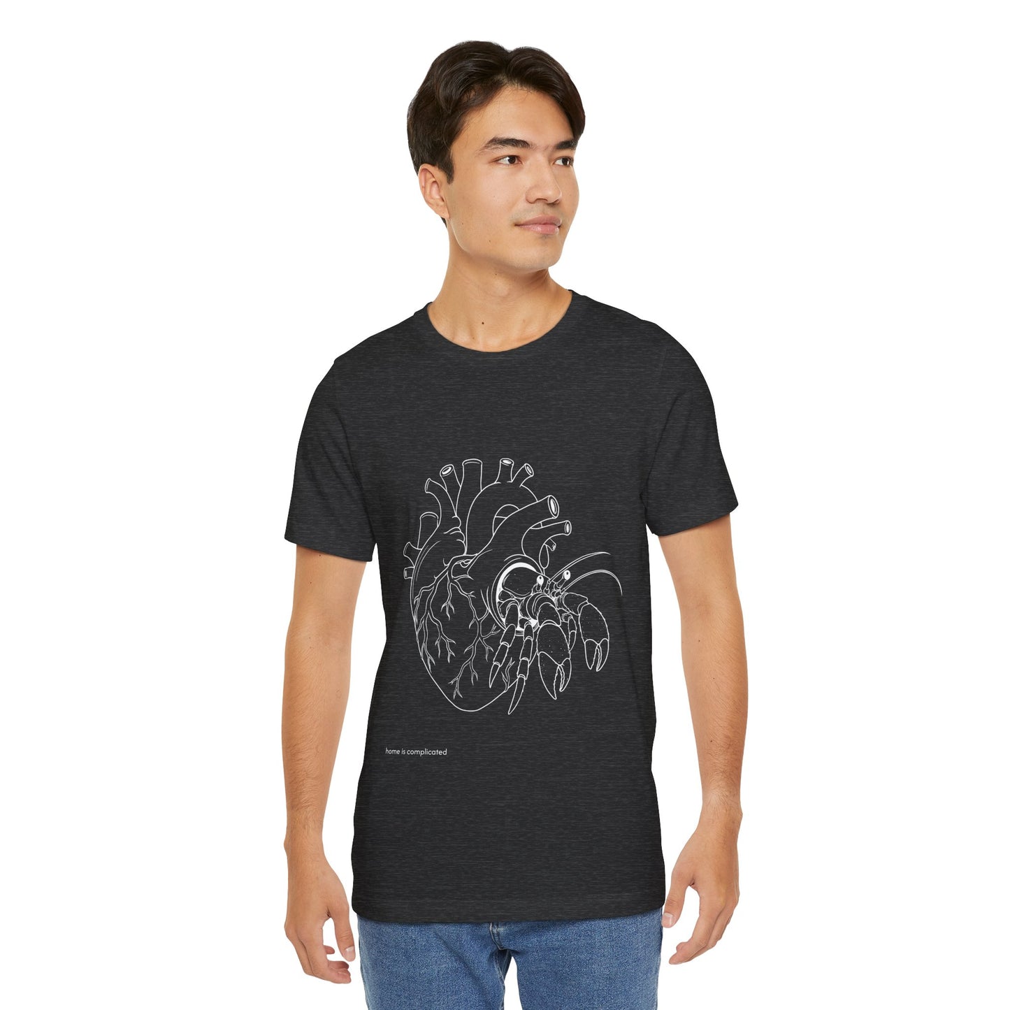 home is complicated - unisex graphic t-shirt