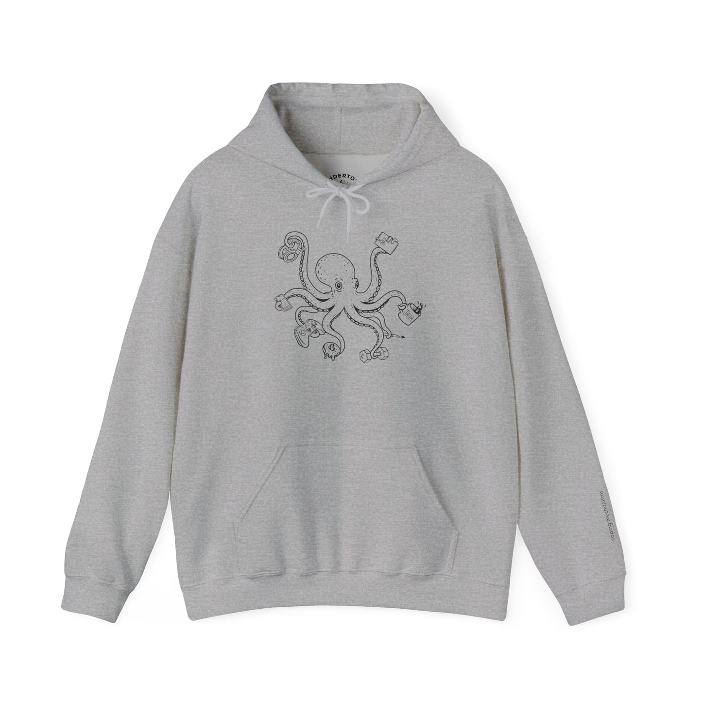 coping mechanisms - unisex graphic hoodie