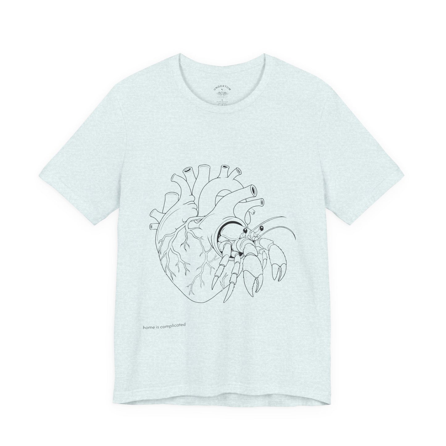 home is complicated - unisex graphic t-shirt