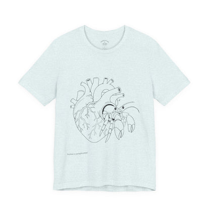 home is complicated - unisex graphic t-shirt