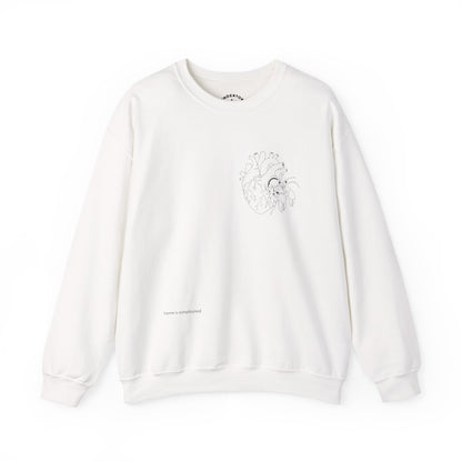 home is complicated - unisex crewneck sweater